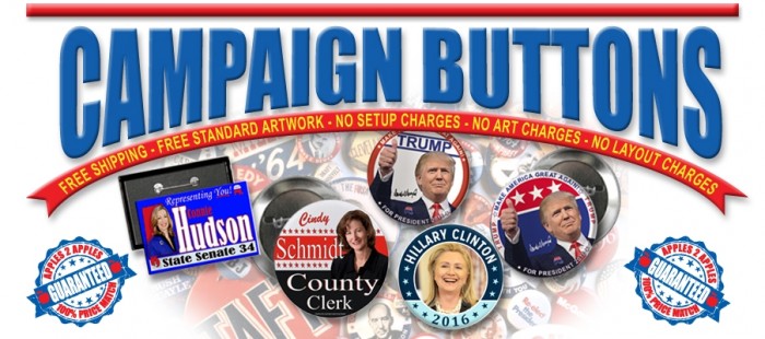 Campaign Buttons Mobile Alabama